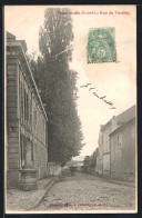 CPA Franconville, Rue De Taverny, Vue De La Rue  - Taverny