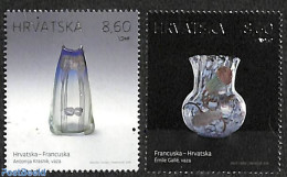 Croatia 2018 Joint Issue With France 2v, Mint NH, Various - Joint Issues - Art - Ceramics - Gezamelijke Uitgaven