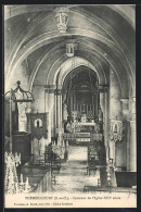 CPA Théméricourt, Intérieur De L`Eglise XIIIe Siècle  - Other & Unclassified