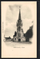 CPA Vigny, L`Église,  Vue De L'Église  - Vigny
