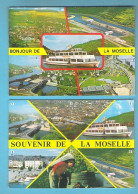 LUXEMBOURG - BONJOUR / SOUVENIR DE LA MOSELLE   - 2 CPA  (L 052) - Other & Unclassified