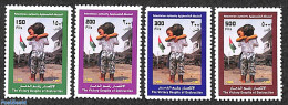 Palestinian Terr. 2010 Victory Despite Destruction 4v, Mint NH - Palästina