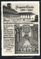 AK Heidelberg, 550 Jahre Universität Heidelberg, Ruperto Carola, Mit Spruch  - Heidelberg