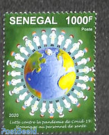 Senegal 2020 Covid-19 1v, Mint NH, Health - Various - Health - Joint Issues - Maps - Corona/Covid19 - Emisiones Comunes
