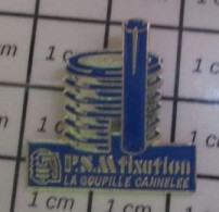 SP07 Pin's Pins / Beau Et Rare / MARQUES / PSM FIXATION LA GOUPILLE CANNELEE - Trademarks