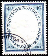 RFA Poste Obl Yv:  86 Mi:210 Friedrich Von Schiller Poète (Beau Cachet Rond) - Used Stamps