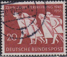RFA Poste Obl Yv:  91 Mi:215 Zehn Jahre Vertreibung (cachet Rond) - Used Stamps