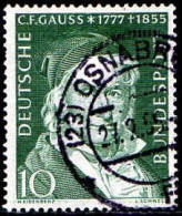 RFA Poste Obl Yv:  80 Mi:204 C.F.Gauss Astronome & Mathématicien (Beau Cachet Rond) - Used Stamps