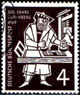 RFA Poste Obl Yv:  74 Mi:198 500 Jahre Gutenberg Bibel (cachet Rond) - Used Stamps