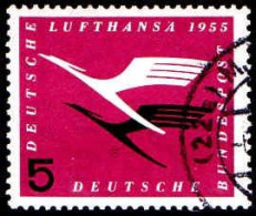 RFA Poste Obl Yv:  81 Mi:205 Deutsche Lufthansa (TB Cachet Rond) - Gebruikt