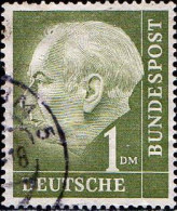 RFA Poste Obl Yv:  72 Mi:194 Theodor Heuss (Beau Cachet Rond) - Used Stamps
