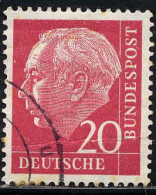RFA Poste Obl Yv:  69 Mi:185 Theodor Heuss (cachet Rond) - Used Stamps