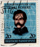 RFA Poste Obl Yv:  41 Mi:155 Carl Schurz (Beau Cachet Rond) - Used Stamps