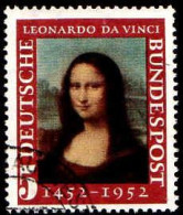 RFA Poste Obl Yv:  34 Mi:148 Leonardo Da Vinci La Joconde (Beau Cachet Rond) - Usados