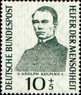 RFA Poste N** Yv:  99 Mi:223 Adolf Kolping Prêtre Catholique - Unused Stamps