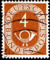RFA Poste Obl Yv:  10 Mi:124 Cor De Poste (Lign.Ondulées) - Used Stamps