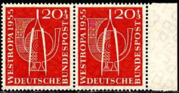 RFA Poste N** Yv:  94 Mi:218 Westropa Paire Bord De Feuille - Unused Stamps