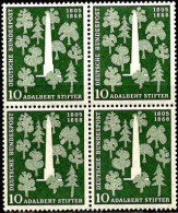 RFA Poste N** Yv:  96 Mi:220 Adalbert Stifter Litérateur Bloc De 4 - Unused Stamps