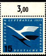RFA Poste N** Yv:  83 Mi:207 Deutsche Lufthansa Bord De Feuille - Nuovi