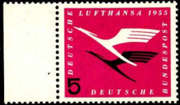 RFA Poste N** Yv:  81 Mi:205 Deutsche Lufthansa Bord De Feuille - Ongebruikt