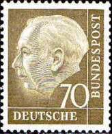 RFA Poste N** Yv:  71C Mi:191 Theodor Heuss 20x24 (Petit Def.gomme) - Unused Stamps