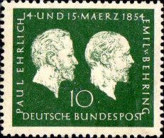 RFA Poste N** Yv:  73 Mi:197 Paul Ehrlich & Emil Von Behring - Unused Stamps