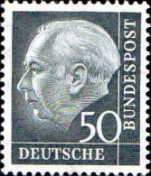 RFA Poste N** Yv:  71A Mi:189 Theodor Heuss 20x24 (Petit Def.gomme) - Unused Stamps