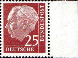 RFA Poste N** Yv:  69Aa Theodor Heuss (Bord De Feuille) - Unused Stamps