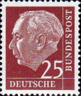 RFA Poste N** Yv:  69A Mi:186 Theodor Heuss - Unused Stamps