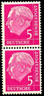 RFA Poste N** Yv:  64 Mi:179 Theodor Heuss Paire - Unused Stamps