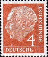 RFA Poste N** Yv:  63 Mi:178 Theodor Heuss - Unused Stamps
