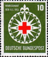 RFA Poste N** Yv:  50 Mi:164 Henri Dunant Pli - Unused Stamps
