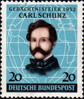 RFA Poste N** Yv:  41 Mi:155 Carl Schurz - Unused Stamps