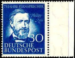 RFA Poste N** Yv:  46 Mi:161 Philipp Reis Bord De Feuille - Unused Stamps