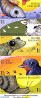 Finland 2008 Weather Warning Animals 5v S-a, Mint NH, Nature - Science - Animals (others & Mixed) - Birds - Cattle - F.. - Nuovi