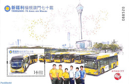 Macao 2022 Transmac S/s, Mint NH, Transport - Automobiles - Ungebraucht