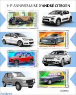 Guinea, Republic 2023 145th Anniversary Of André Citroën, Mint NH, Transport - Automobiles - Coches