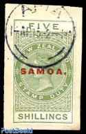Samoa 1914 5Sh, Stamp Out Of Set, Used Or CTO - Samoa (Staat)
