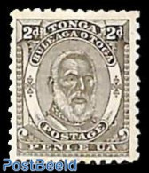 Tonga 1892 2d, Stamp Out Of Set, Without Gum, Unused (hinged) - Other & Unclassified