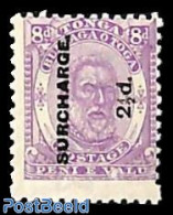 Tonga 1894 2.5d On 8d, Stamp Out Of Set, Unused (hinged) - Other & Unclassified