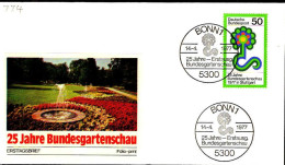 RFA Poste Obl Yv: 774 Mi:927 Bundesgartenschau Stuttgart (TB Cachet à Date) Fdc Bonn 14-4-77 - 1971-1980