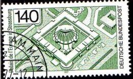 RFA Poste Obl Yv: 768 Mi:921 Palais De L'Europe Strassburg (TB Cachet Rond) - Gebraucht