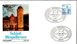RFA Poste Obl Yv: 765A Mi:918A1 Wasserschloss Mespelbrunn (TB Cachet à Date) Fdc Bonn 17-5-77 - 1971-1980