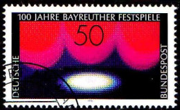 RFA Poste Obl Yv: 745 Mi:896 Bayreuther Festspiele (TB Cachet Rond) - Gebraucht