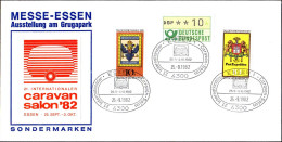 RFA Poste Obl Yv: 752 Mi:903 Caravan Salon Essen 25-9-82 (TB Cachet à Date) - Gebraucht