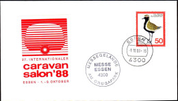 RFA Poste Obl Yv: 750 Mi:901 Caravan Salon 88 Essen 1-10-88 (TB Cachet à Date) - Gebraucht