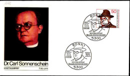 RFA Poste Obl Yv: 741 Mi:892 Dr.Carl Sonnenschein Prêtre Catholique (TB Cachet à Date) Fdc Bonn 13-5-76 - 1971-1980