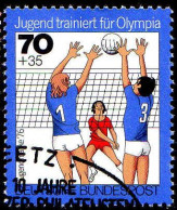 RFA Poste Obl Yv: 734 Mi:885 Jugendmarke Volley-ball (Beau Cachet Rond) - Gebraucht