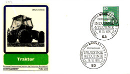 RFA Poste Obl Yv: 702 Mi:853 Traktor (TB Cachet à Date) Fdc Bonn 15-10-75 - 1971-1980