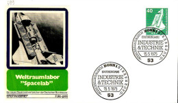 RFA Poste Obl Yv: 699 Mi:850 Weltraumlabor (TB Cachet à Date) Fdc Bonn 15-5-75 - 1971-1980